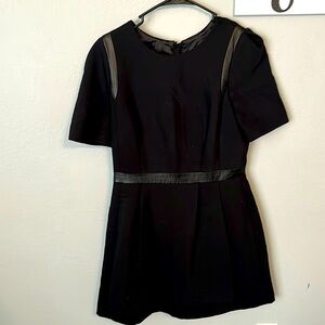 Milly Black Romper Dress Size 10